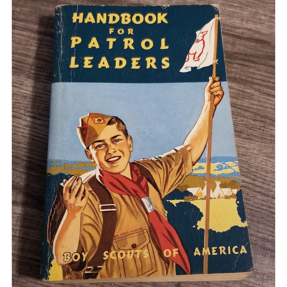 vintage boy scouts handbook for patrol leaders book 1962